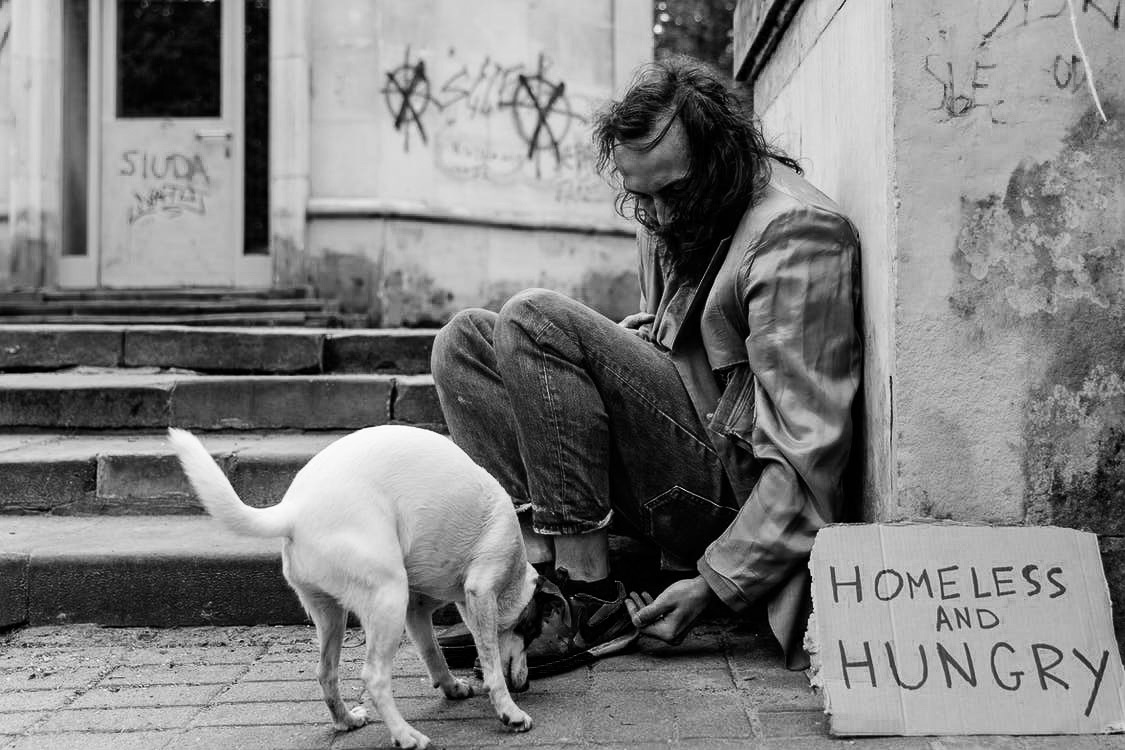Young person outdoors in the city